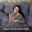 Utopia Bedding Bettwäsche 220x240 Set - Mikrofaser Bettbezug 240x220 cm + 2 Kissenbezüge 65x65 cm - Grau