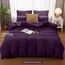 Utopia Bedding Bettwäsche 220x240 Set - Mikrofaser Bettbezug 240x220 cm + 2 Kissenbezüge 65x65 cm - Lila