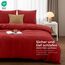 Utopia Bedding Bettwäsche Set - Mikrofaser Bettbezug 260x240 cm + 2 Kissenbezüge 65x65 cm - Rot