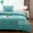 Utopia Bedding Bettwäsche 135x200 Set - Mikrofaser Bettbezug 135x200 cm + 1 Kissenbezug 80x80 cm - Spa blau