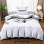 Utopia Bedding Bettwäsche 135x200 Set - Mikrofaser Bettbezug 135x200 cm + 1 Kissenbezug 80x80 cm - Weiß