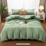 Utopia Bedding Bettwäsche 200x200 Set - Mikrofaser Bettbezug 200x200 cm + 2 Kissenbezüge 50x75 cm - Salbeigrün