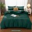 Utopia Bedding Bettwäsche 200x200 Set - Mikrofaser Bettbezug 200x200 cm + 2 Kissenbezüge 50x75 cm - Smaragd
