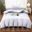 Utopia Bedding Bettwäsche 135x200 Set - Mikrofaser Bettbezug 135x200 cm + 1 Kissenbezug 50x75 cm - Weiß