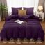 Utopia Bedding Bettwäsche Set - Mikrofaser Bettbezug 260x240 cm + 2 Kissenbezüge 65x65 cm - Lila