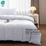 Utopia Bedding Bettwäsche 135x200 Set - Mikrofaser Bettbezug 135x200 cm + 1 Kissenbezug 50x75 cm - Weiß