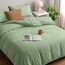 Utopia Bedding Bettwäsche 200x200 Set - Mikrofaser Bettbezug 200x200 cm + 2 Kissenbezüge 50x75 cm - Salbeigrün