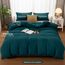 Utopia Bedding Bettwäsche 200x200 Set - Mikrofaser Bettbezug 200x200 cm + 2 Kissenbezüge 50x75 cm - Blaugrün