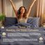 Utopia Bedding Bettwäscheset, 4-teilig, gebürstete Mikrofaser, schrumpft und lichtbeständig, pflegeleicht (Voll, Grau)