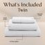 Utopia Bedding Bettwäsche-Set für Twin-Bett, 3-teilig, gebürstete Mikrofaser, schrumpft und lichtbeständig, pflegeleicht (Twin-Size-Bett, Weiß)