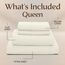 Utopia Bedding Queen-Bettwäsche-Set, 4-teilig, gebürstete Mikrofaser, schrumpft und lichtbeständig, pflegeleicht (Queen-Size-Bett, Elfenbein)