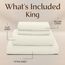 Utopia Bedding Bettwäsche-Set für King-Size-Bett, 4-teilig, gebürstete Mikrofaser, schrumpft und lichtbeständig, pflegeleicht (King-Size-Bett, Elfenbein)