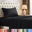 Utopia Bedding Bettwäsche-Set für Twin-Bett, 3-teilig, gebürstete Mikrofaser, schrumpft und lichtbeständig, pflegeleicht (Twin-Size-Bett, Schwarz)