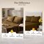 Utopia Bedding Queen-Bettwäsche-Set – 4-teiliges Bettwäsche-Set – gebürstete Mikrofaser – schrumpffrei und lichtbeständig – pflegeleicht (Queen, Mokka)