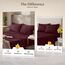 Utopia Bedding California-King-Bettwäsche-Set, 4-teilig, gebürstete Mikrofaser, schrumpft und lichtbeständig, pflegeleicht (Kingsize, Burgunderrot)