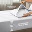 Utopia Bedding Bettwäscheset, 4-teilig, gebürstete Mikrofaser, schrumpft und lichtbeständig, pflegeleicht (Voll, Weiß)