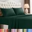 Utopia Bedding Bettwäsche-Set – 4-teiliges Bettwäsche-Set – gebürstete Mikrofaser – schrumpffrei und lichtbeständig – pflegeleicht (voll, Smaragd)