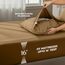 Utopia Bedding Queen-Bettwäsche-Set – 4-teiliges Bettwäsche-Set – gebürstete Mikrofaser – schrumpffrei und lichtbeständig – pflegeleicht (Queen, Mokka)