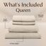 Utopia Bedding Queen-Bettwäsche-Set, 4-teilig, gebürstete Mikrofaser, schrumpft und lichtbeständig, pflegeleicht (Queen-Size-Bett, Haferflocken)