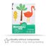 Bloomsbury Mill - Kinderbettwäsche 120 x 150cm Safari Tiere für Kinder - Baby Bettwäsche Mädchen und Jungen - Zoo Tiere & Dschungel Wendebettwäsche und Kissenbezug-Set für Kleinkinder & Babybetten