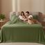 Utopia Bedding Bettwäsche-Set – 4-teiliges Bettwäsche-Set – gebürstete Mikrofaser – schrumpffrei und lichtbeständig – pflegeleicht (voll, olivgrün)