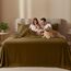 Utopia Bedding Queen-Bettwäsche-Set – 4-teiliges Bettwäsche-Set – gebürstete Mikrofaser – schrumpffrei und lichtbeständig – pflegeleicht (Queen, Mokka)
