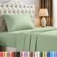 Utopia Bedding Bettlaken für Twin-Bett, 3-teilig, für Studentenwohnheimzimmer, gebürstete Mikrofaser, schrumpft und lichtbeständig, pflegeleicht (Twin XL Twin Extra Long Salbei)