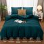 Utopia Bedding Bettwäsche Set - Mikrofaser Bettbezug 260x240 cm + 2 Kissenbezüge 65x65 cm - Blaugrün