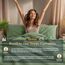 Utopia Bedding Bettlaken für Twin-Bett, 3-teilig, für Studentenwohnheimzimmer, gebürstete Mikrofaser, schrumpft und lichtbeständig, pflegeleicht (Twin XL Twin Extra Long Salbei)