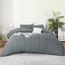 Utopia Bedding Leichtes Bettbezug-Set mit 50 x 65 cm Kissenbezügen, 200 x 220 cm, weiches Mikrofaser-Polyester (Grau)