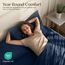 Utopia Bedding Bettwäsche-Set für King-Size-Bett, 4-teilig, gebürstete Mikrofaser, schrumpft und lichtbeständig, pflegeleicht (King-Size-Bett, Marineblau)