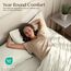 Utopia Bedding Queen-Bettwäsche-Set, 4-teilig, gebürstete Mikrofaser, schrumpft und lichtbeständig, pflegeleicht (Queen-Size-Bett, Elfenbein)