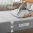 Utopia Bedding Queen-Bettwäsche-Set, 4-teilig, gebürstete Mikrofaser, schrumpft und lichtbeständig, pflegeleicht (Queen-Size-Bett, Grau meliert)