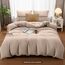 Utopia Bedding Bettwäsche Set - Mikrofaser Bettbezug 260x240 cm + 2 Kissenbezüge 65x65 cm - Beige