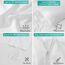 Utopia Bedding Bettbezug-Set mit Kissenbezügen – 3-teiliges Bettwäsche-Set mit Reißverschluss – 1 Bettbezug mit 2 Kissenbezügen – weich gebürstete Mikrofaser (Queensize, Weiß)