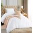 Utopia Bedding Bettbezug-Set mit Kissenbezügen – 2-teiliges Bettwäsche-Set mit Reißverschluss – 1 Bettbezug mit 1 Kissenbezug – weich gebürstete Mikrofaser (Doppelbett/XL Doppelbett, Weiß).
