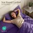 Utopia Bedding Komplettes Bettwäscheset – 4-teiliges Bettwäscheset für Doppelbetten, weiche und atmungsaktive Mikrofaser, enthält 1 Spannbetttuch, 1 Bettlaken und 2 Kissenbezüge (Aubergine)