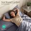 Utopia Bedding Bettwäscheset, 4-teilig, gebürstete Mikrofaser, schrumpft und lichtbeständig, pflegeleicht (Voll, Grau)