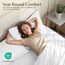 Utopia Bedding Bettwäsche-Set für Twin-Bett, 3-teilig, gebürstete Mikrofaser, schrumpft und lichtbeständig, pflegeleicht (Twin-Size-Bett, Weiß)