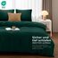 Utopia Bedding Bettwäsche Set - Mikrofaser Bettbezug 260x240 cm + 2 Kissenbezüge 65x65 cm - Smaragd