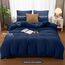 Utopia Bedding Bettwäsche Set - Mikrofaser Bettbezug 260x240 cm + 2 Kissenbezüge 65x65 cm - Marineblau