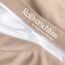 Utopia Bedding Bettwäsche Set - Mikrofaser Bettbezug 260x240 cm + 2 Kissenbezüge 65x65 cm - Beige