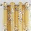 Catherine Lansfield Bedding Canterbury Floral Single Duvet Cover Set with Pillowcases Ochre