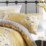 Catherine Lansfield Bedding Canterbury Floral Super King Duvet Cover Set with Pillowcases Ochre
