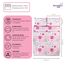 Bloomsbury Mill - Bettwäsche 200 x 200 cm Herzen & Schmetterlingen für Kinder – Doppelbett Bettwäscheset für Mädchen – Rosa & Lila Wendebettwäsche und 2 Kissenbezug Set