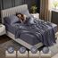 Bettlaken-Set von Utopia Bedding für Doppelbetten: Weiche Mikrofaser, 4-teiliges Hotel-Luxus-Bettlaken-Set mit tiefen Taschen, bestickten Kissenbezügen, Spannbettlaken mit seitlicher