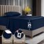 Bettlaken-Set für Doppelbetten von Utopia Bedding: Weiche Mikrofaser, 3-teilig, Hotel-Luxus-Bettlaken mit tiefen Taschen, besticktem Kissenbezug, Spannbettlaken mit seitlicher Aufbewahrungstasche,