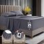 Bettlaken-Set von Utopia Bedding für Doppelbetten: Weiche Mikrofaser, 4-teiliges Hotel-Luxus-Bettlaken-Set mit tiefen Taschen, bestickten Kissenbezügen, Spannbettlaken mit seitlicher