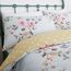 Catherine Lansfield Bedding Canterbury Floral Double Duvet Cover Set with Pillowcases Duck Egg Blue