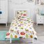 Bloomsbury Mill Bettwäsche 135 x 200 Waldtiere für Kinder - Kinderbettwäsche Set Mädchen und Jungen und Kissenbezug-Set – Eule, Fuchs & Hirsch Bettbezug- und Kissenbezug-Set für Einzelbett